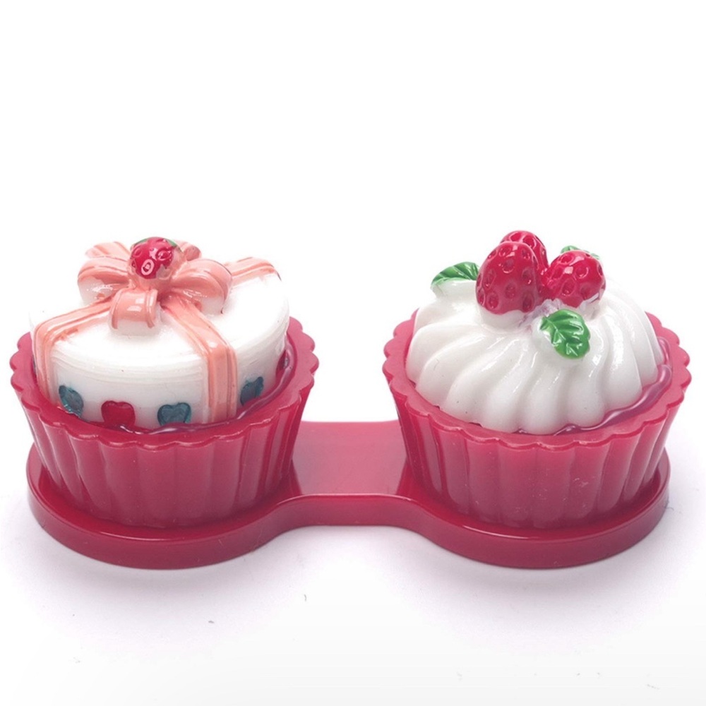 NWT Cute Cupcake Treats Contact Case